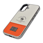 Santa Barbara Polo Club Dual Tone Leather Finish Phone Case for iPhone 17