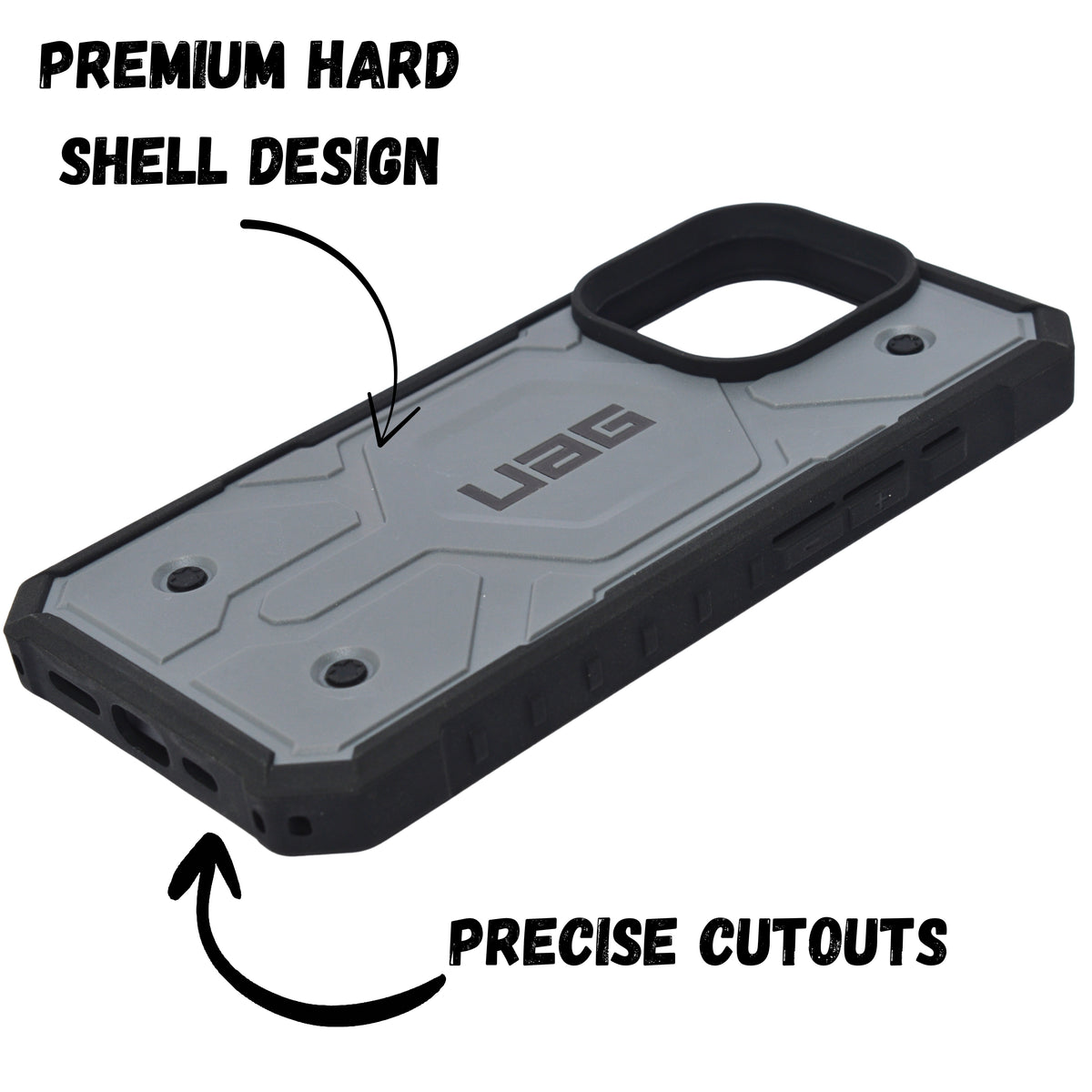 Rugged Armor Shockproof MagSafe Compatible Phone Case For iPhone 16 Pro