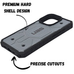 Rugged Armor Shockproof MagSafe Compatible Phone Case For iPhone 16 Pro