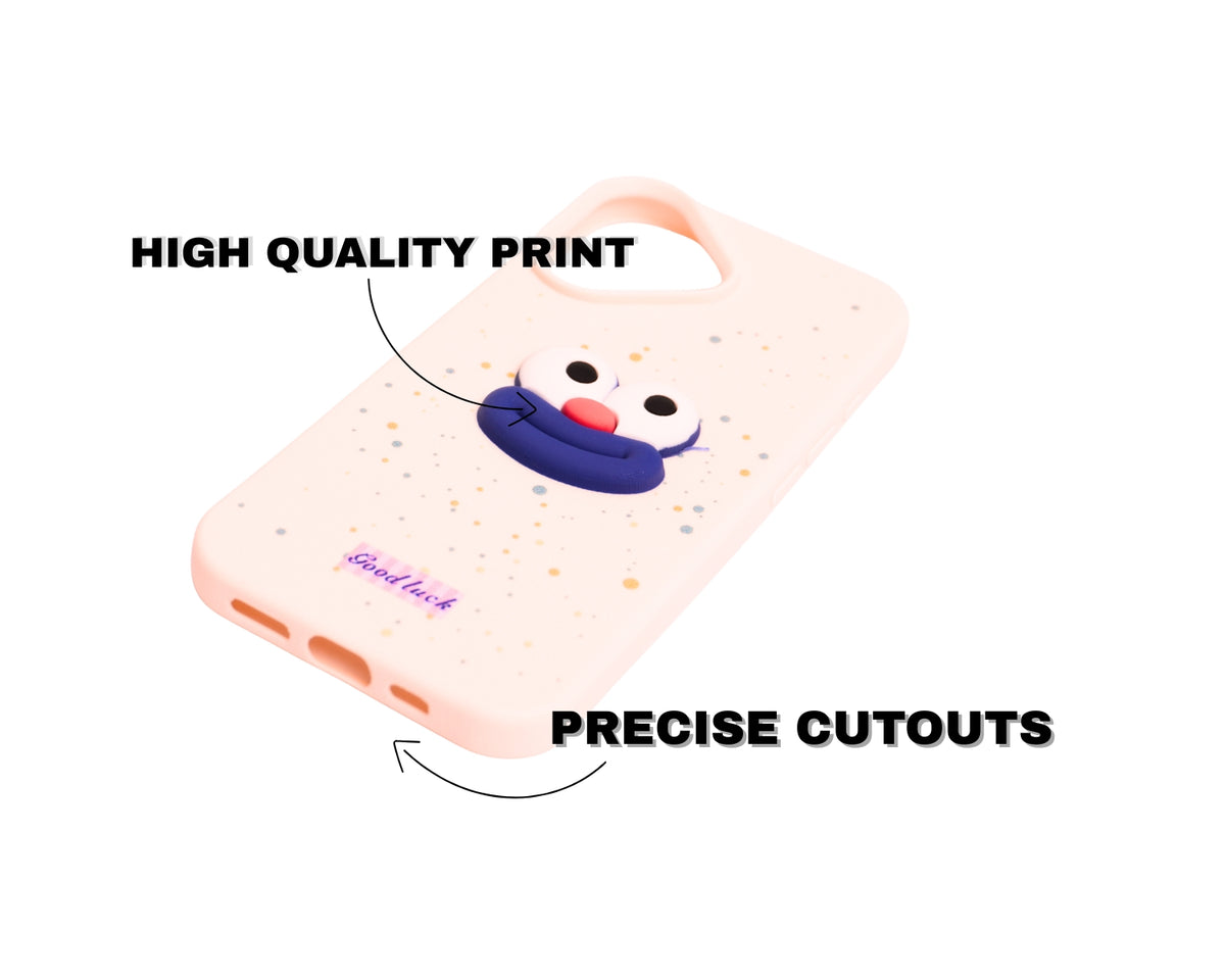 Cute 3D Emoji Phone CaseFor iPhone 16