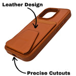 Card Wallet Case Durable Built-in Stand Cover For iPhone 16 Pro