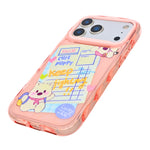 Cute Transparent Wavy Edge Phone Case for iPhone 17 Pro