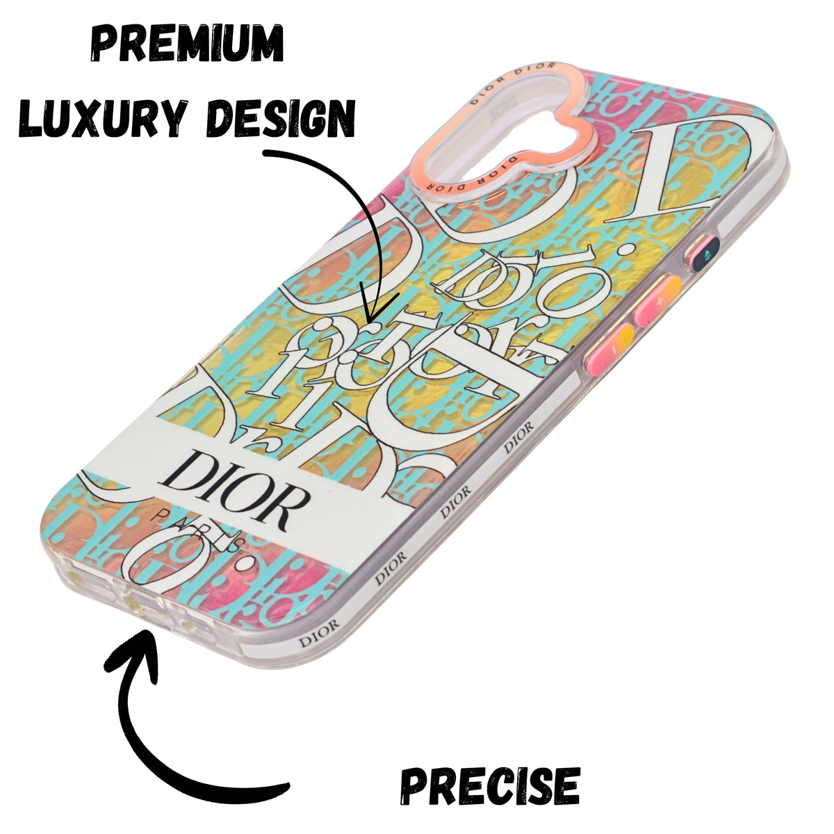 Luxury Designer Inspired Protective Phone Case for iPhone 16