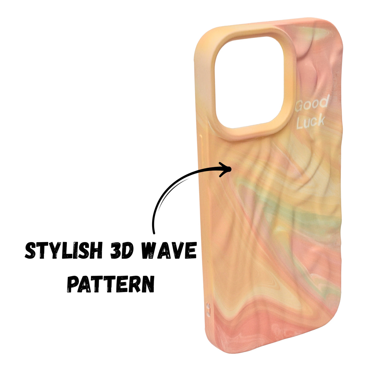 Abstract Pastel Marble Print Soft Silicone Phone Case For iPhone 16 Pro