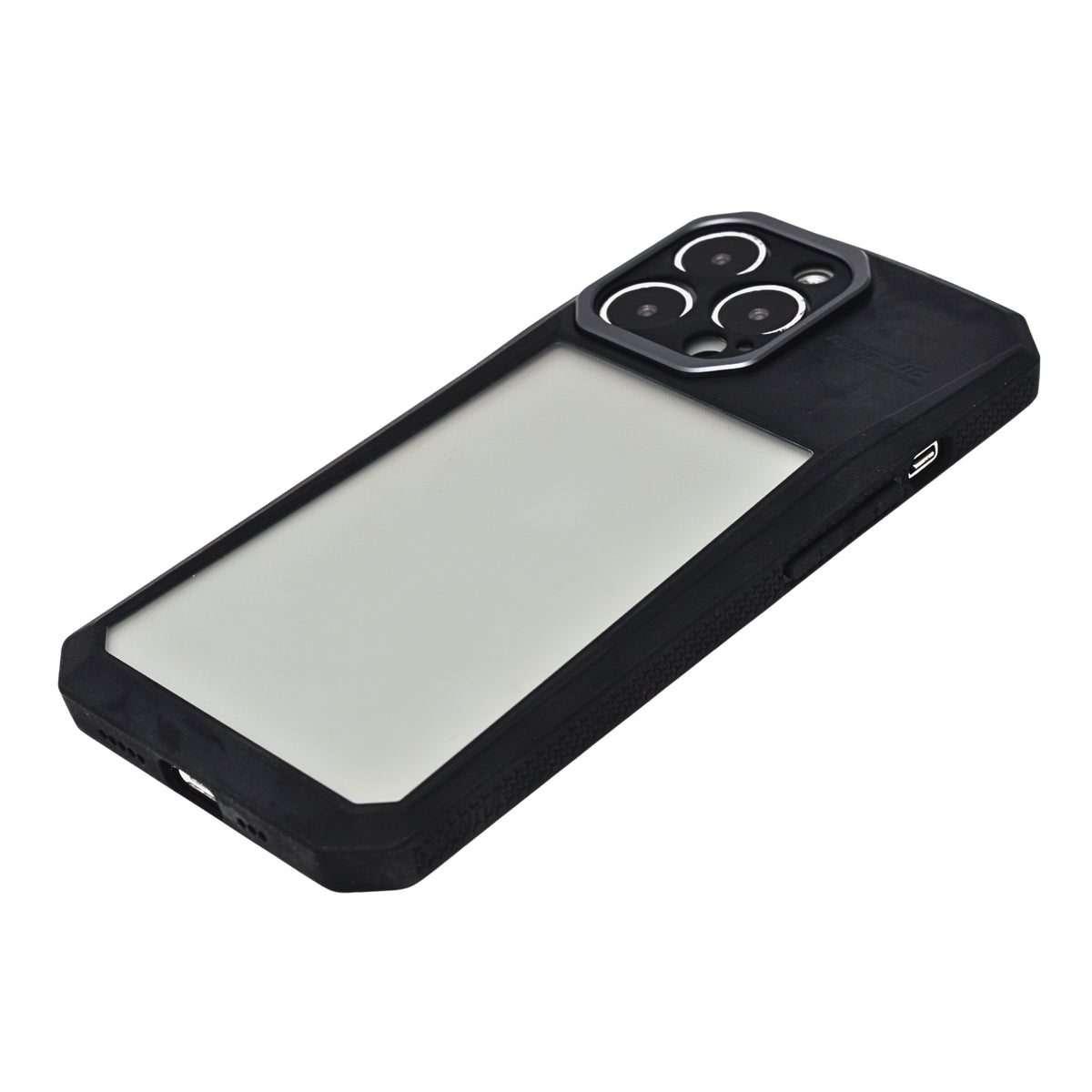 Heavy Duty Shockproof Bumper with Clear Panel Phone Case for iPhone 13 Pro