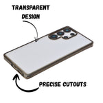 Transparent Hard Shell Phone Case for Samsung S25 Ultra