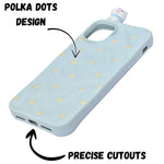 3D Cartoon Character with Polka Dots Soft Phone Case for iPhone 11