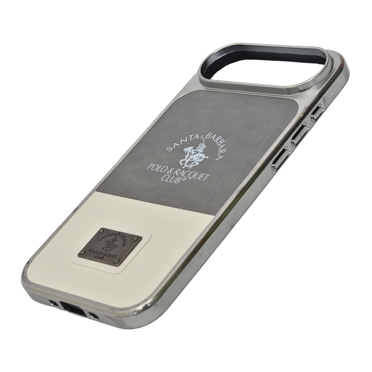 Santa Barbara Polo Club Dual Tone Leather Finish Phone Case for iPhone 17 Air