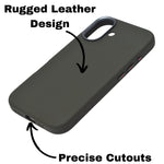 Matte Rugged Texture Anti-Slip Phone Case for iPhone 16 Plus