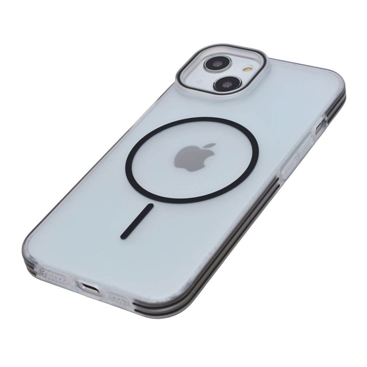Crystal Clear Shockproof MagSafe Phone Case for iPhone 15