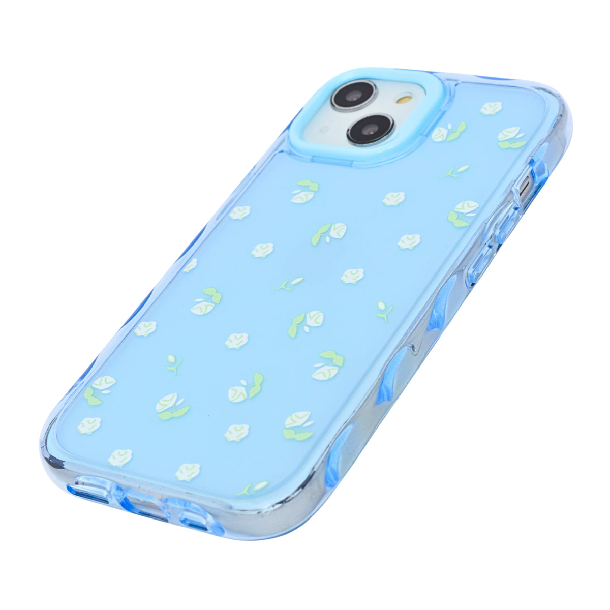 Cute Transparent Wavy Edge Phone Case for iPhone 13/ 14