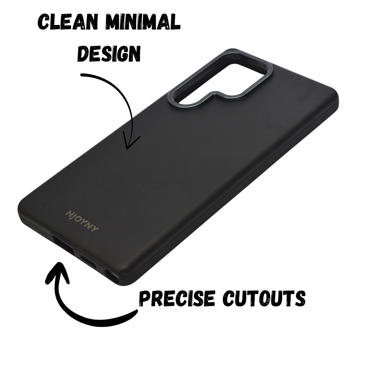 Leather Texture with Metallic Camera Frame Phone Case for Samsung S25 Ultra