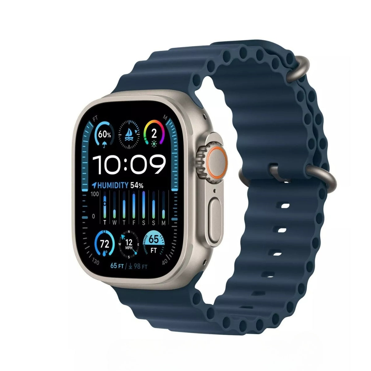 Durable Sweatproof Design Silicone Strap for iWatch 49mm (Ultra 2/Ultra), 45mm, 44mm, 42mm – Compatible with Series 10/9/8/7/6/5/4/3/2/1/SE