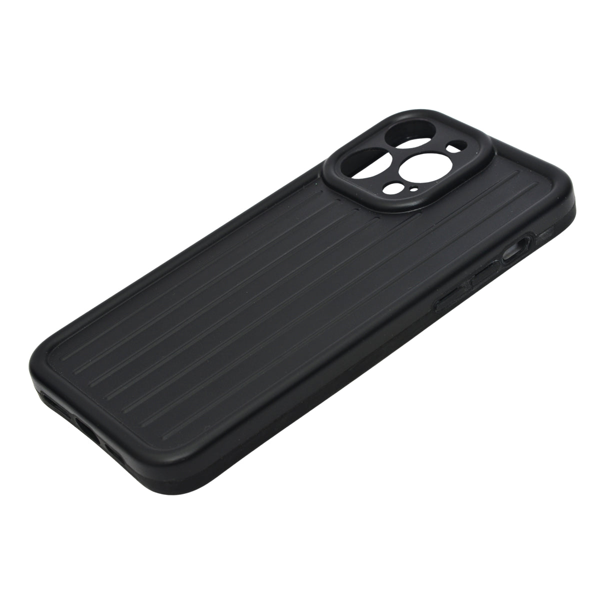 Corrugated Lines Pattern Matte Plating Cover For iPhone 14 Pro Max