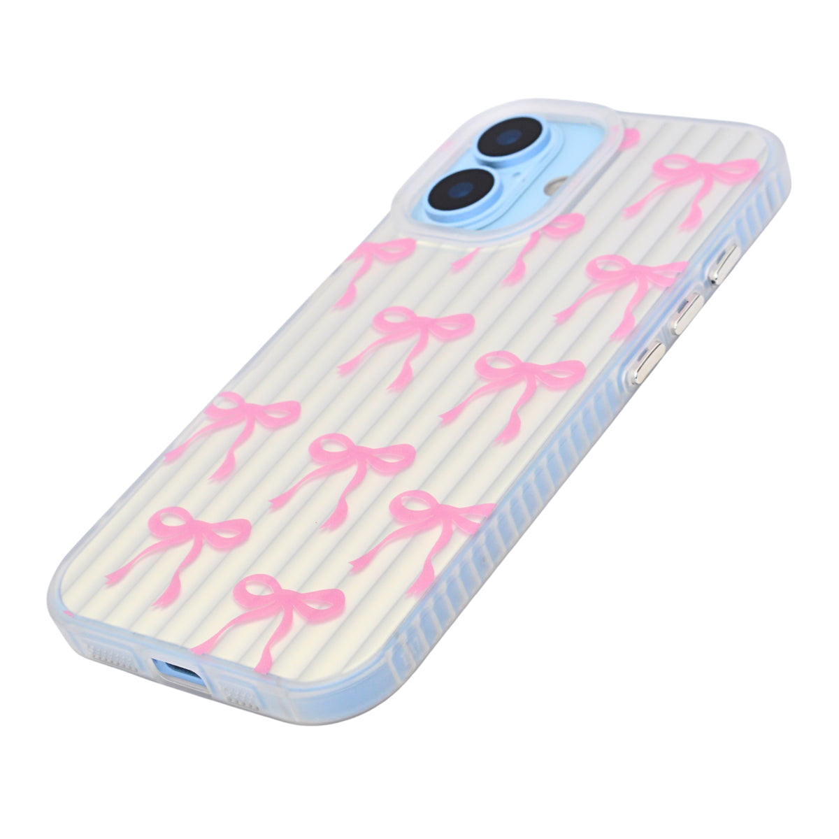 Aesthetic Bow & Floral Phone Case for iPhone 17