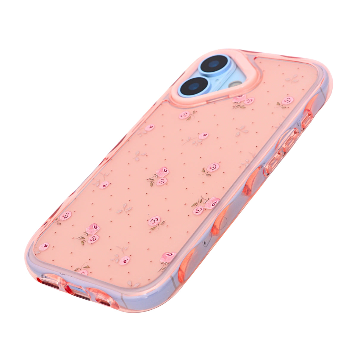 Cute Transparent Wavy Edge Phone Case for iPhone 17