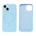 Soft Silicone with MagSafe Ring Phone Case for iPhone 15