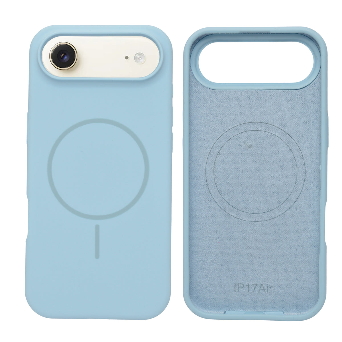 Soft Silicone with MagSafe Ring Phone Case for iPhone 17 Air