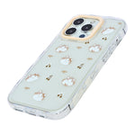 Cute Transparent Wavy Edge Phone Case for iPhone 14 Pro