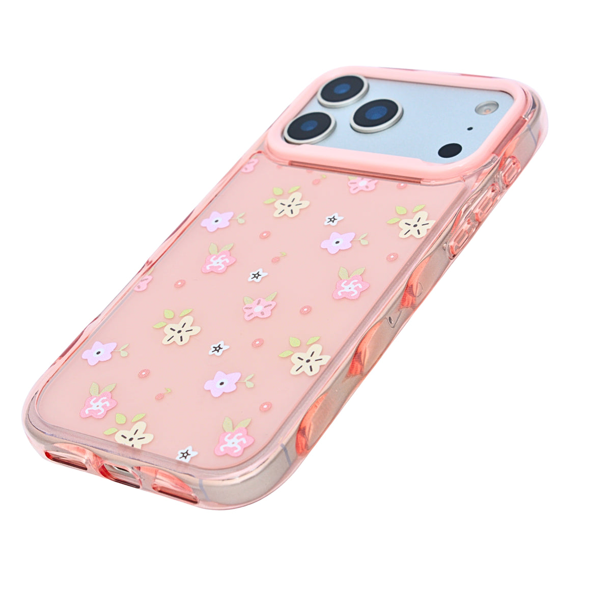 Cute Transparent Wavy Edge Phone Case for iPhone 17 Pro