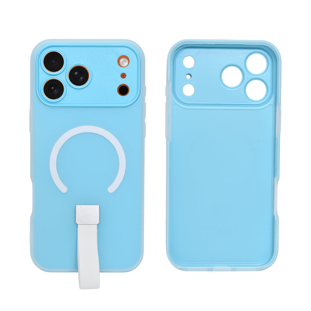 Frosty Matte with Silicone Finger Loop Phone Case for iPhone 17 Pro