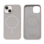 Soft Silicone with MagSafe Ring Phone Case for iPhone 14 Plus / 15 Plus