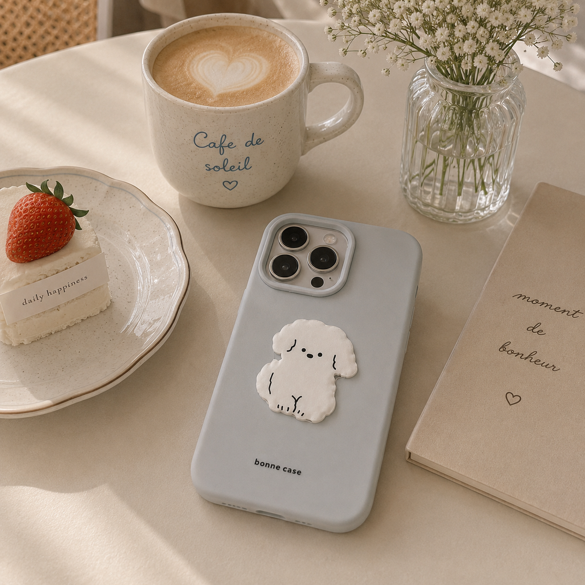 3D Puffy Puppy Matte Case