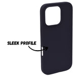 Premium Soft Silicone with Microfiber Lining Phone Case for iPhone 16 Pro