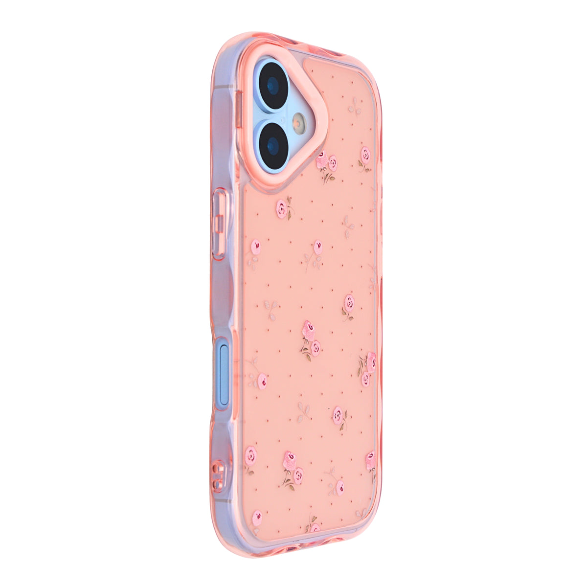 Cute Transparent Wavy Edge Phone Case for iPhone 17