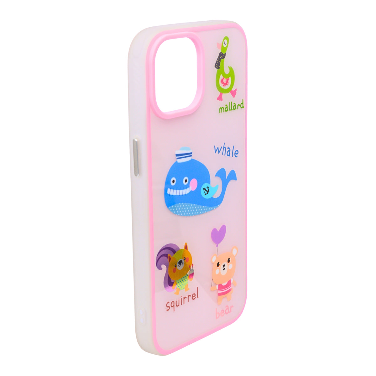 Stylish Cute Cartoon Cool Soft Animal Characters Cover For iPhone 15