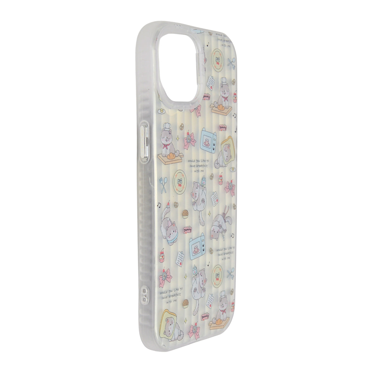 Aesthetic Bow & Floral Phone Case for iPhone 15