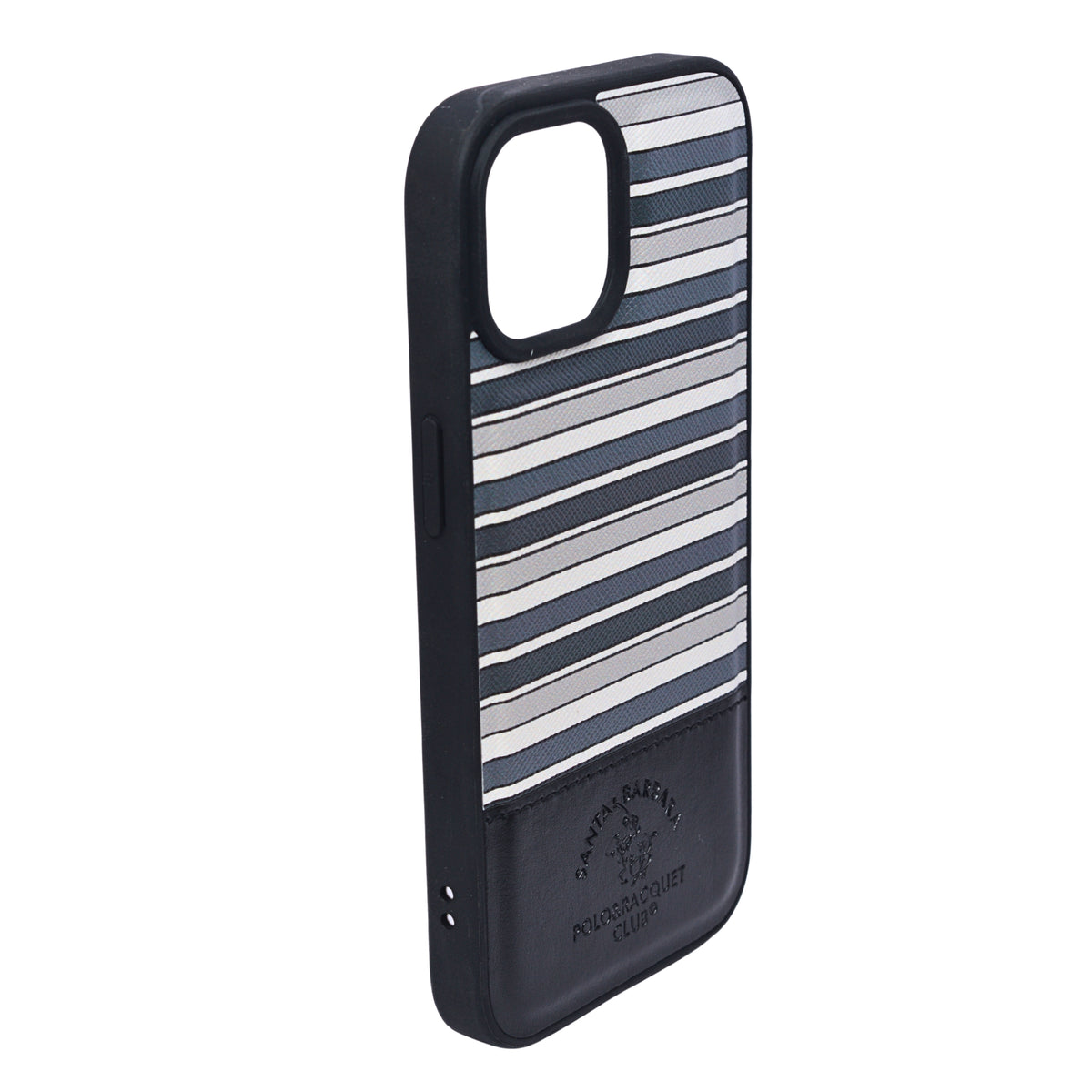 Santa Barbara Polo & Racquet Club Striped Phone Case for iPhone 15
