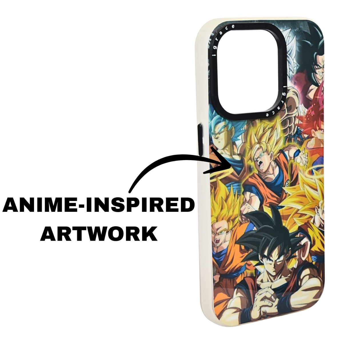 Anime Print Vibrant Character Design Phone Case for iPhone 14 Pro