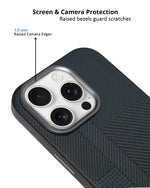 Carbon Fiber Texture Anti-Fall Protective Case for iPhone 16 Pro Max