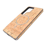 Cork Texture Printed MagSafe Compatible Phone Case for Samsung Galaxy S25 Ultra