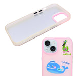 Stylish Cute Cartoon Cool Soft Animal Characters Cover For iPhone 15