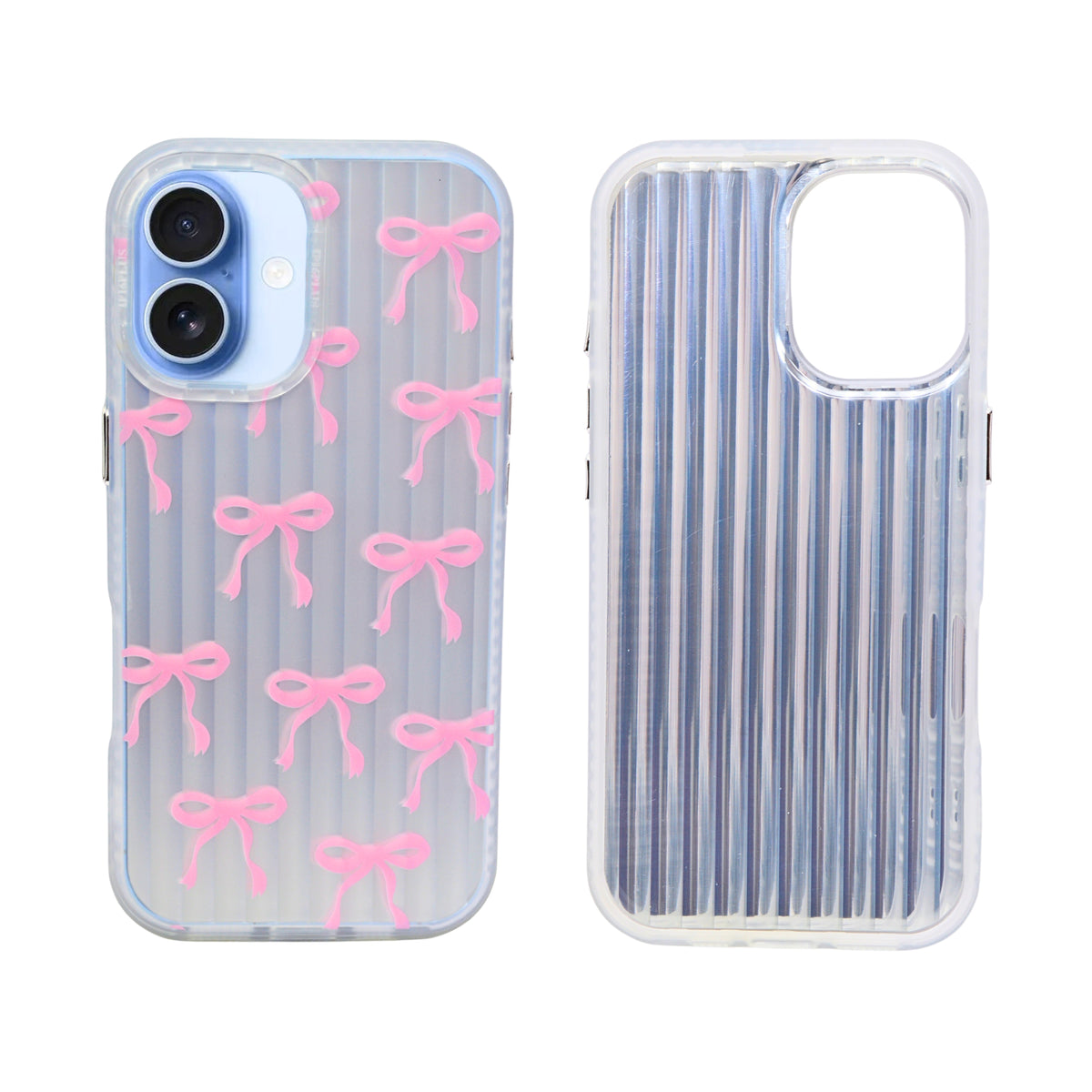 Aesthetic Bow & Floral Phone Case for iPhone 17