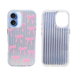 Aesthetic Bow & Floral Phone Case for iPhone 17