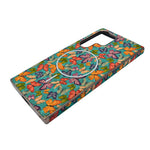 Cork Texture Printed MagSafe Compatible Phone Case for Samsung Galaxy S23 Ultra