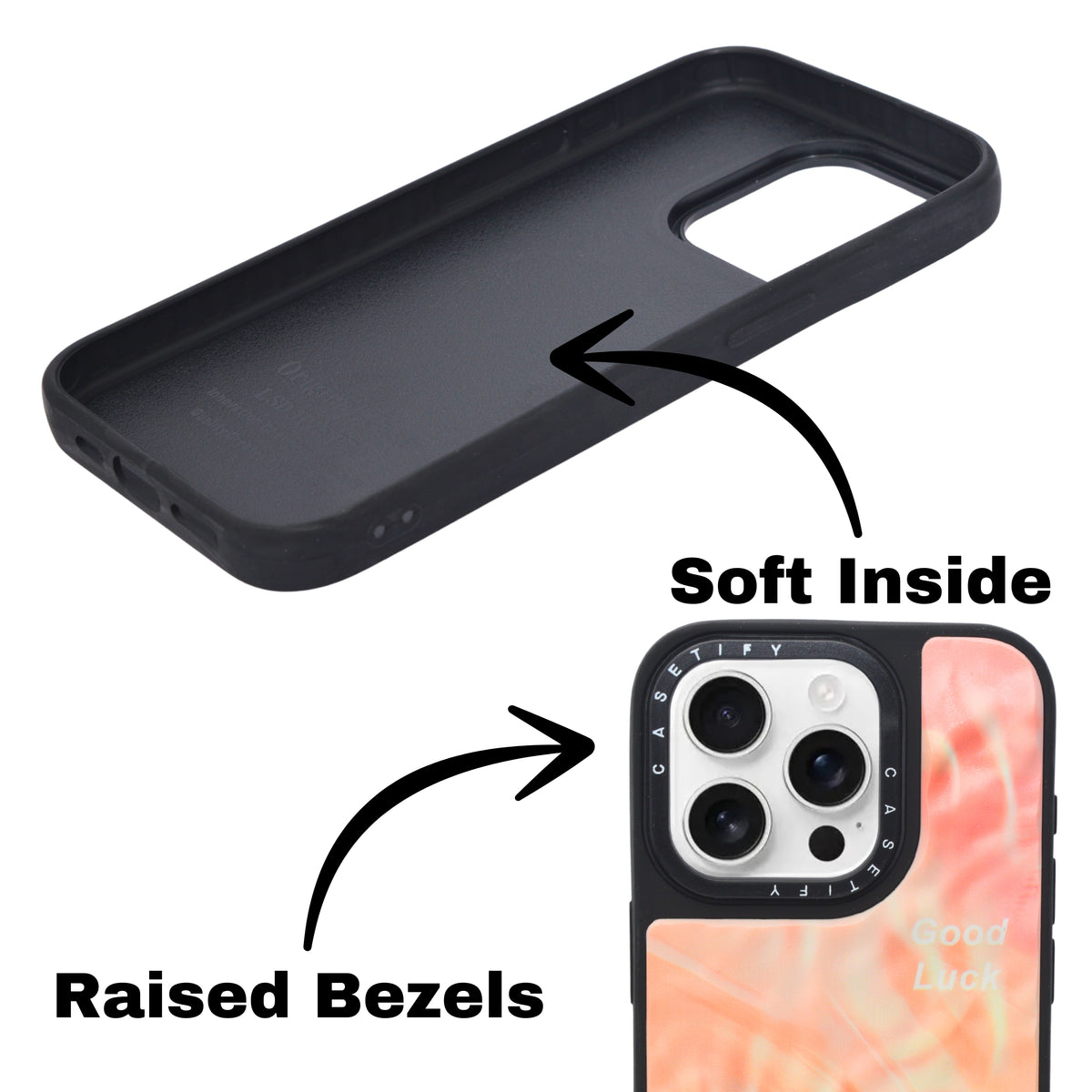 Marble Glossy Abstract Protective Phone Case For iPhone 15 Pro Max