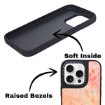 Marble Glossy Abstract Protective Phone Case For iPhone 15 Pro Max