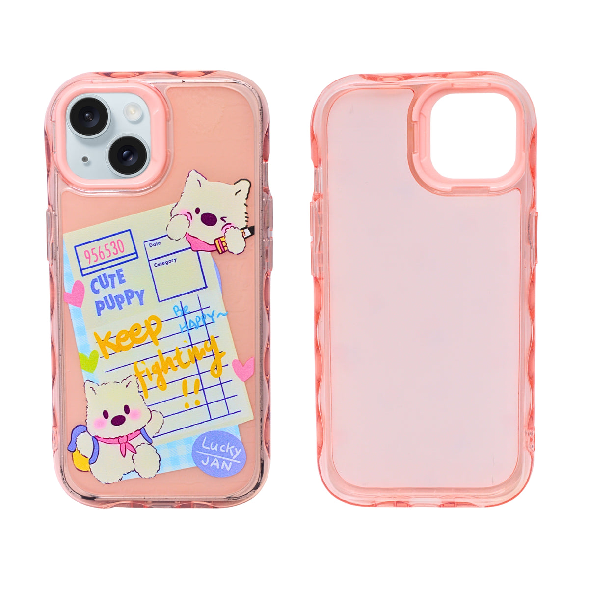 Cute Transparent Wavy Edge Phone Case for iPhone 13/ 14