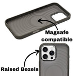 Stylish Durability Acrylic Corrugated Lines Skin Feel Case For iPhone 16 Pro Max
