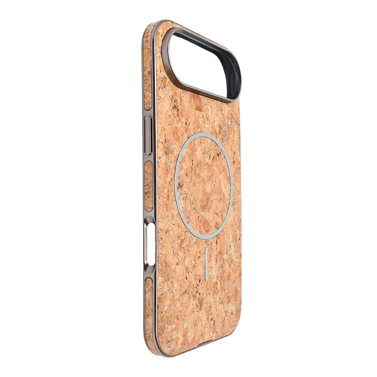 Cork Texture Printed MagSafe Compatible Phone Case for iPhone 17 Air