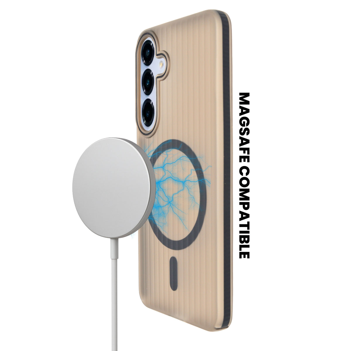 Hard Protective Striped Matte Finish Phone Case for Samsung Galaxy S24 / S25