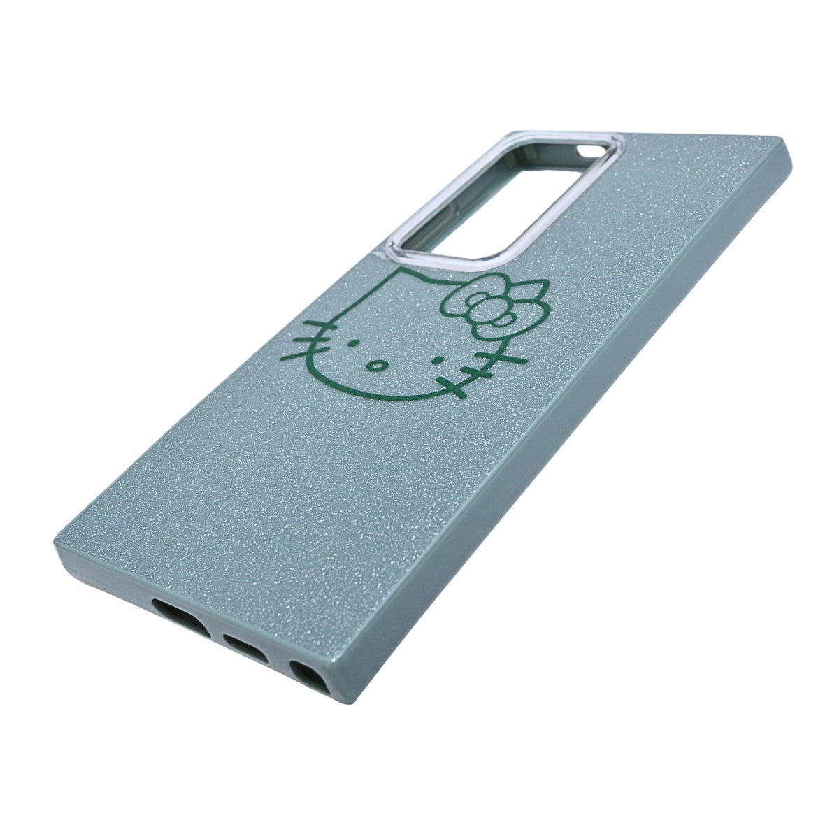 Glitter Sparkle Kitty Phone Case for Samsung Galaxy S24 Ultra