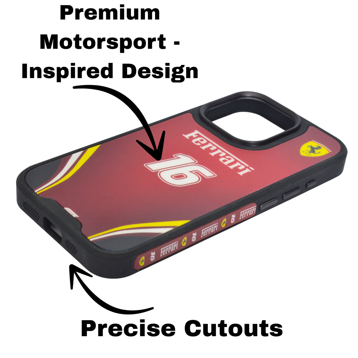 Premium Car Motorsport Edition Phone Case for iPhone 15 Pro