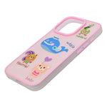 Stylish Cute Cartoon Cool Soft Animal Characters Cover For iPhone 15 Pro