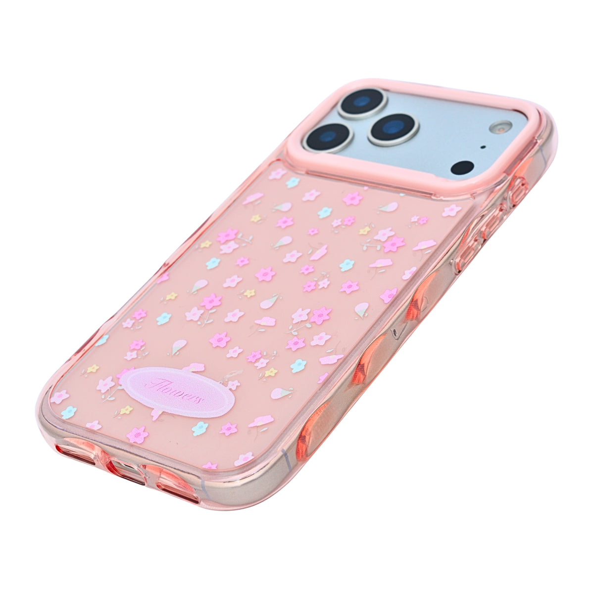 Cute Transparent Wavy Edge Phone Case for iPhone 17 Pro
