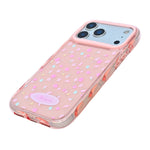 Cute Transparent Wavy Edge Phone Case for iPhone 17 Pro